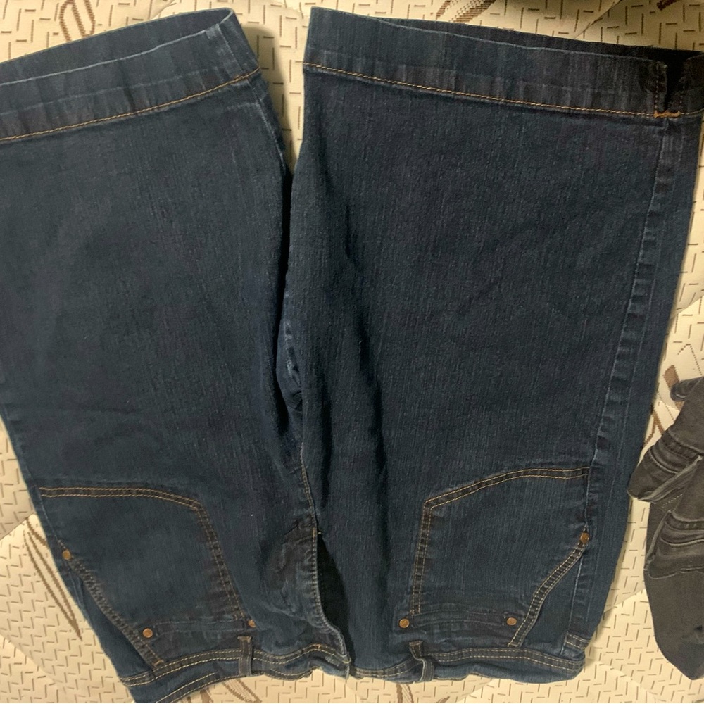 Jean shorts. Size 18. Brand “Style and Co” Navy blue